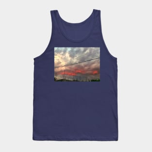 Fuego en el cielo. Tank Top